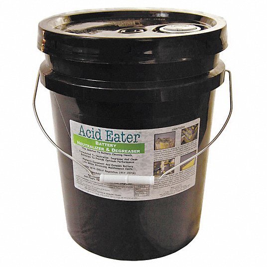 Acid Eater 1002-002 Acid Neutralizer: 45 lb Wt, Pail, Acids