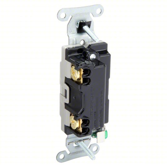 Hubbell CSB120I Wall Switch Toggle Switch, Single Pole, Ivory, 20 A, Screw Terminals