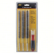 IPA 8083 Bore Brush Set Stainless Steel Bristle 4 pcs