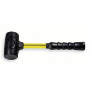 Nupla 6894103 Dead Blow Hammer Fiberglass Handle, 3 lb Head Wt, 2 1/2 in Hammer Face Dia, 14 in Overall Lg