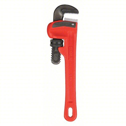 Ridgid 31005 Heavy-Duty Pipe Wrench Cast Iron, 1 in Jaw Capacity, Serrated, 8 in Overall Lg, I-Beam