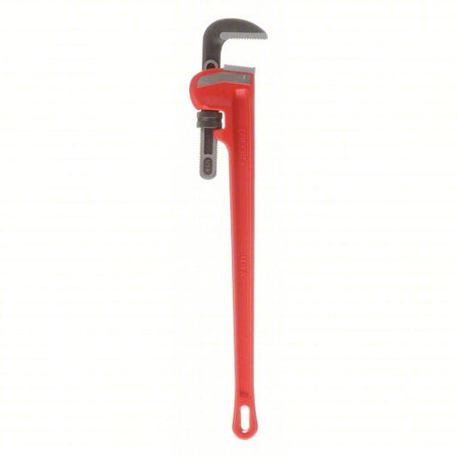 Ridgid 36 Heavy-Duty Pipe Wrench Cast Iron, 5 in Jaw Capacity, Serrated, 36 in Overall Lg, I-Beam - Redwood.KV4A502