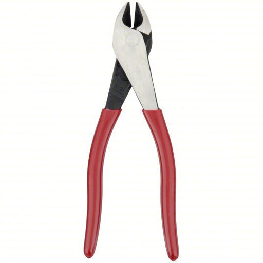 Klein D248-8 High Leverage Diagonal Cutting Plier Std, Straight, Oval, 7/8 in Jaw Lg, 1 1/4 in Jaw Wd, 6 - 8 in