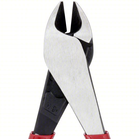 Klein D248-8 High Leverage Diagonal Cutting Plier Std, Straight, Oval, 7/8 in Jaw Lg, 1 1/4 in Jaw Wd, 6 - 8 in