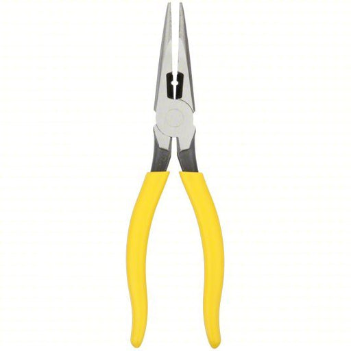 Klein D203-8N Needle Nose Plier 1 1/4 in Max Jaw Opening, 8 1/2 in Overall Lg, 2 3/8 in Jaw Lg, 1/8 in Tip Wd