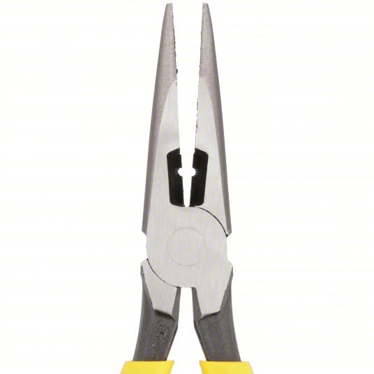 Klein D203-8N Needle Nose Plier 1 1/4 in Max Jaw Opening, 8 1/2 in Overall Lg, 2 3/8 in Jaw Lg, 1/8 in Tip Wd