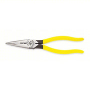 Klein D203-8N Needle Nose Plier 1 1/4 in Max Jaw Opening, 8 1/2 in Overall Lg, 2 3/8 in Jaw Lg, 1/8 in Tip Wd