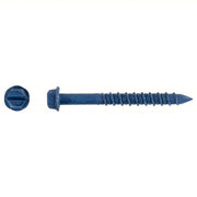 Tapcon 3157407 Concrete Anchor Screw 2 1/4 in Overall Lg, 1/4 in Dia, Steel, Climaseal, Hex, Steel, 100 PK