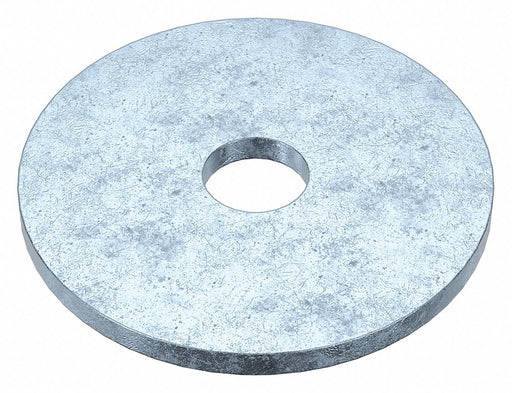 Approved Vendor U38210.031.0150 Large O.D. Oversized Washer, Case Hardened, Zinc Plated, Steel, 5/16 in Screw Sz, 100 PK