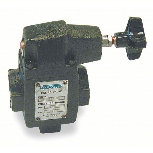 Eaton Vickers CS-03-F50 Adjustable Relief Valve 1500 to 3000 psi, 7/8"-14 UNF Port Size, 45 gpm Max. Flow