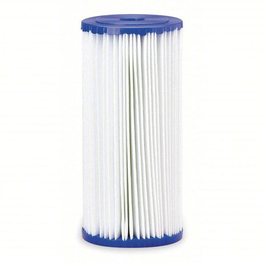 Pentair/Pentek 155101-75 Filter Cartridge Pleated, 10 gpm, 30 micron, 9 3/4 in Overall Ht, 125°F Max Temp