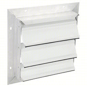 Redwood 4C556 12 in Backdraft Damper / Wall Shutter, 12-1/2 in x 12-1/2 in