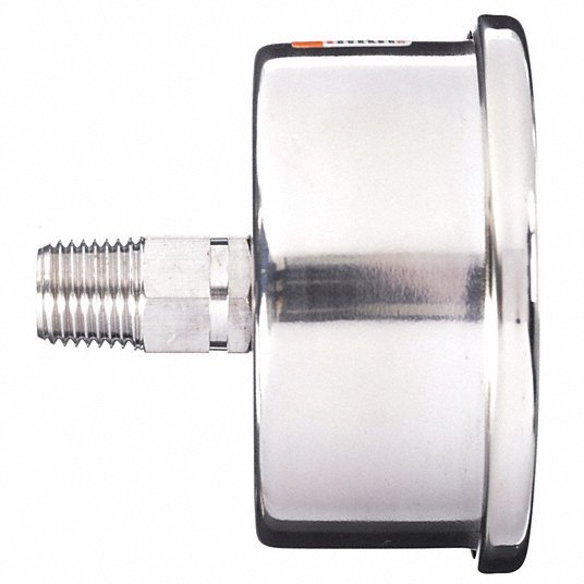 Redwood RW4CFR8 Commercial Pressure Gauge 0 psi / Hg to 200 psi, 2 1/2 in Dial, 1/4 in NPT Male