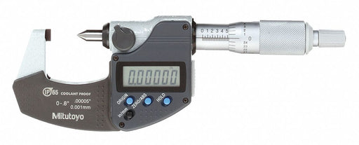 Mitutoyo 342-371-32 Digital Crimp Height Micrometer: 0 in to 0.8 in /0 mm to 20 mm, Digital, Cabled, IP65