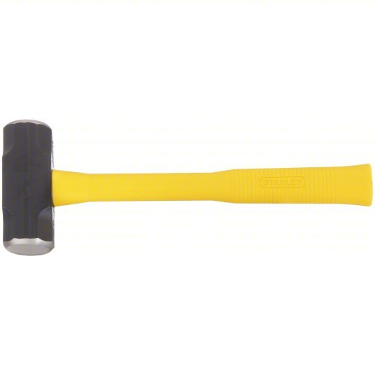 Stanley 56-204 Steel Engineering Hammer Fiberglass Handle, 4 lb Head Wt, 1 7/8 in Dia, 14 in Overall Lg