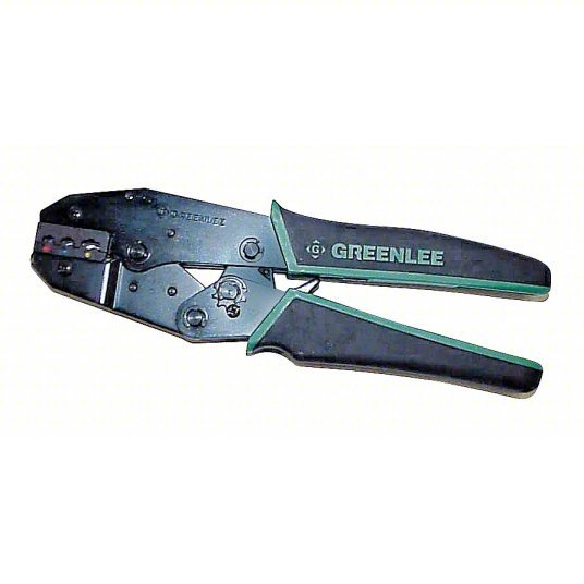 Greenlee 45500G Ratchet Crimper For Insulated Terminals, 10 AWG/12 AWG/14 AWG/16 AWG/18 AWG/20 AWG/22 AWG