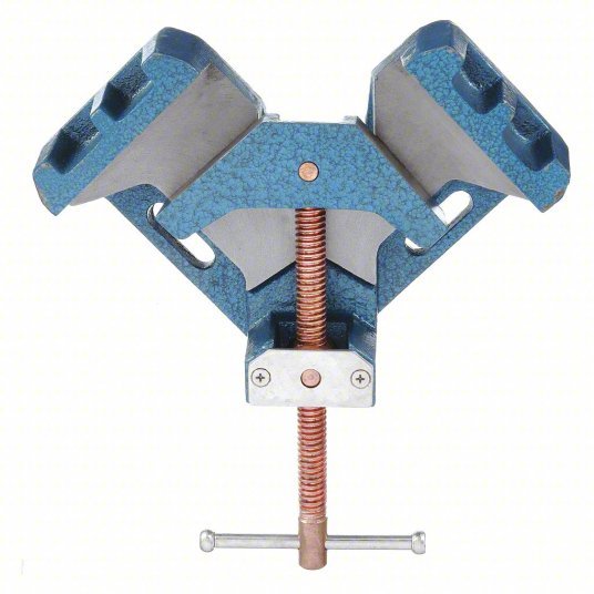 Wilton 64002 Angle Clamp 4 3/8 in Miter Capacity, 4 1/8 in Jaw Wd, 2 3/8 in Jaw Ht, 2 3/8 in Throat Dp