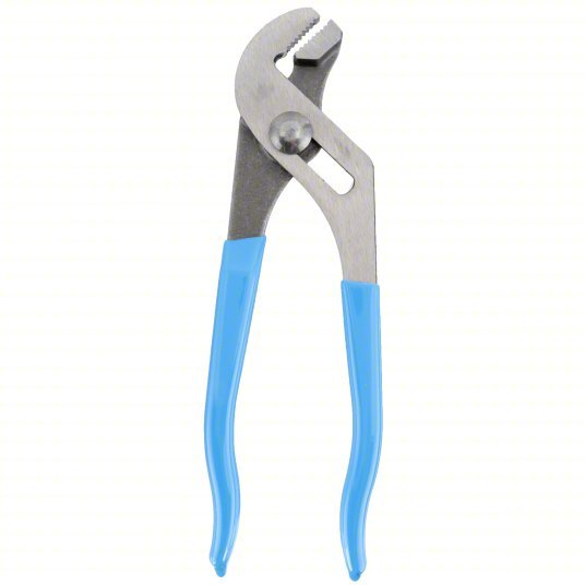 Channellock 426 Tongue and Groove Plier Flat, Groove Joint, 7/8 in Max Jaw Opening, 6 1/2 in Overall Lg, Serrated