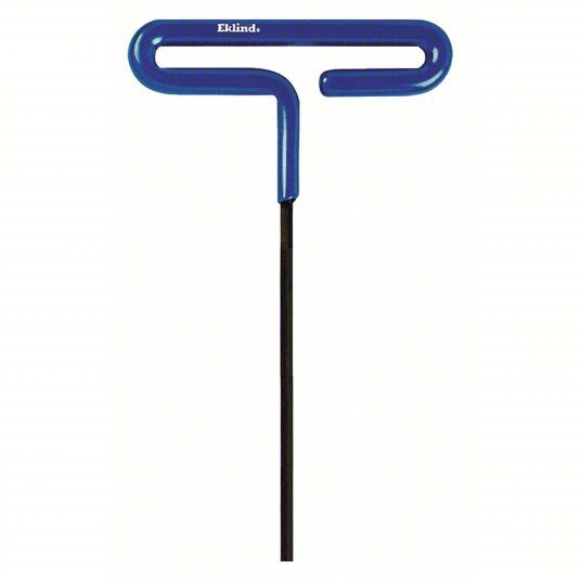 Eklind 54950 Hex Key 0 Ball Ends, 5 mm Tip Size, Metric, Long, Alloy Steel, Black Oxide, 9 in Long Arm Lg