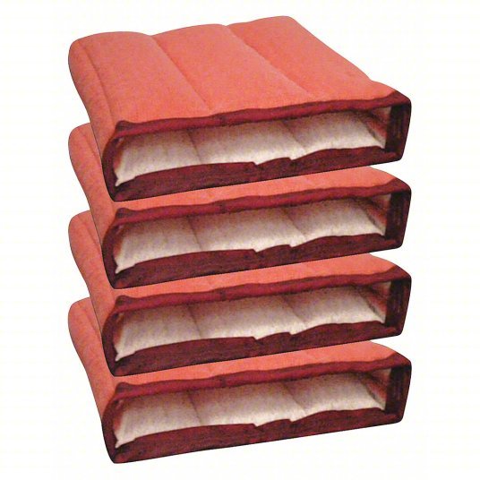 Baldwin BA3965 (4) Air Filter Element Engine, Rectangular, 29 3/8 in Overall Lg, Nylon, 4 PK