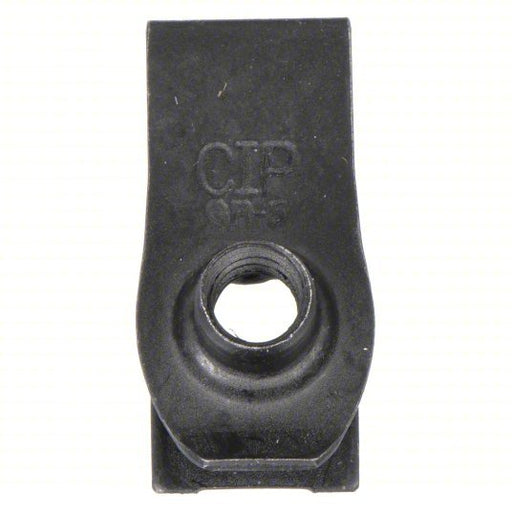 Approved Vendor 138332003 Spring Nut U Clip-On, Steel, Not Graded, Phosphate, 1/4"-20 Thread, 0.025 in Min Panel Thick, 25 PK