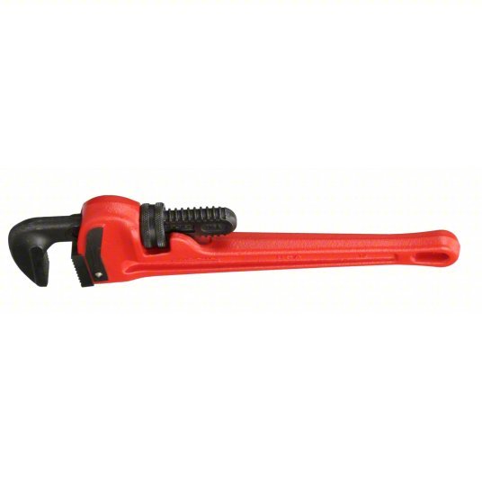 Ridgid 31015 Heavy-Duty Pipe Wrench Cast Iron, 2 in Jaw Capacity, Serrated, 12 in Overall Lg, I-Beam