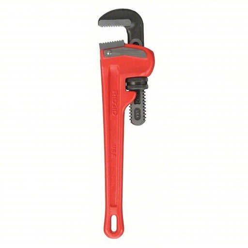 Ridgid 31015 Heavy-Duty Pipe Wrench Cast Iron, 2 in Jaw Capacity, Serrated, 12 in Overall Lg, I-Beam