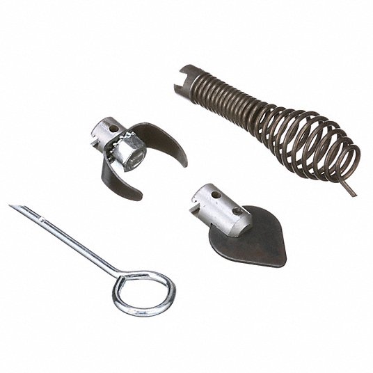 Ridgid 49002 Drain Cleaning Tool set 1 Augers, 2 Cutters, Use With K-3800/K-400, 3/8 in Connection