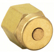 Parker 4BLP4-B Cap Brass, For 1/4 in Tube OD, Compression, 7/16-20 Threading Size, A-LOK®