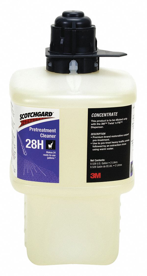 3M 28H Pretreatment Cleaner, For Twist 'n Fill Dispenser Series, 2 L, Unscented