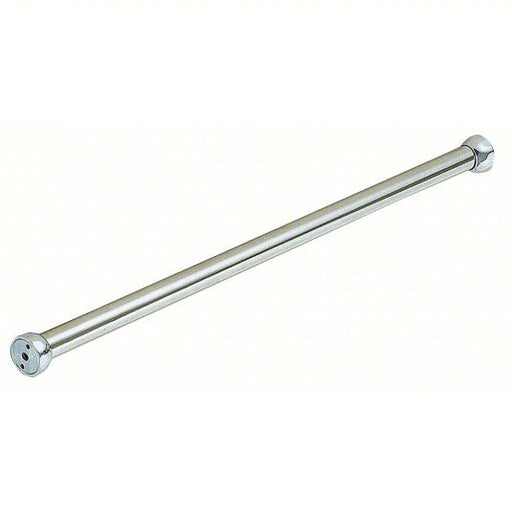 Redwood RW4EEW2 Shower Rod, Stainless Steel, 36 in Lg, Chrome Plated, 30 lb Wt Capacity