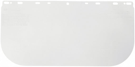 RW4EZD1 Condor Face Shield Visor, 16 in Overall Wd, 8 in Overall Ht, Clear, Uncoated, Reusable
