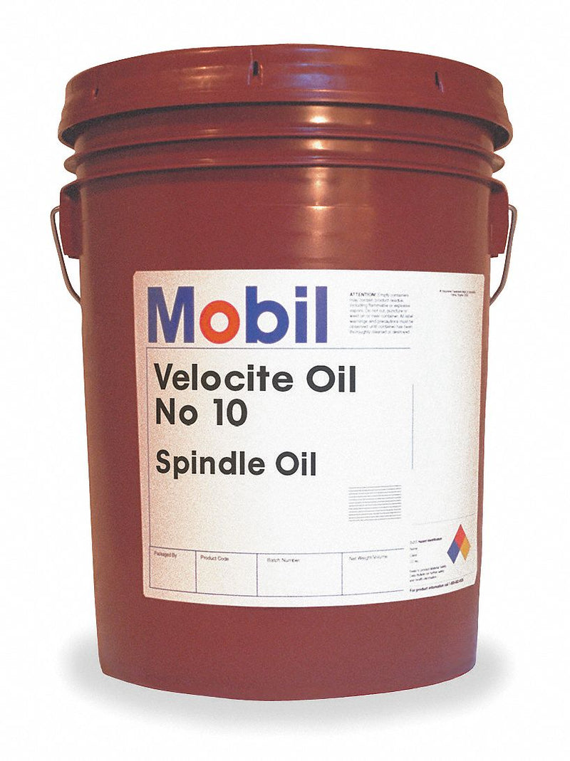 Mobil 105481 Velocite No. 10 Spindle Oil, 5 gal Pail, ISO 22, SAE 5W