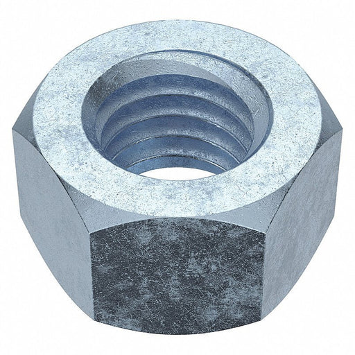 Redwood U01300.050.0001 Hex Nut, 1/2"-13, Steel, Grade 5, Zinc Plated, 7/16 in Ht, 50 PK