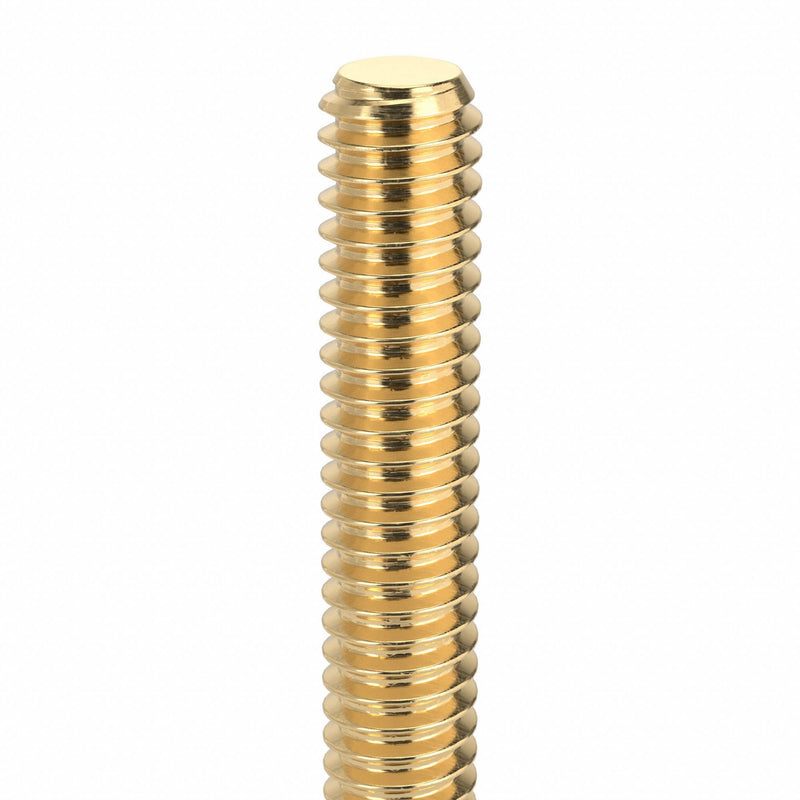 Approved Vendor U22182.050.7200 Fully Threaded Rod, 1/2"-13 Thread Size, 6 ft Lg, Steel, Grade B7, Zinc Yellow