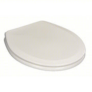 Centoco GR700-001 Toilet Seat White, Plastic, External Check Hinge, 1 3/4 in Seat Ht, 16 1/4 in Bolt to Seat Front
