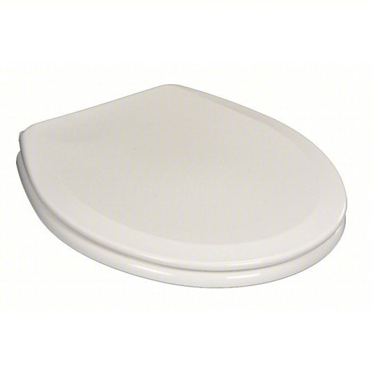 Centoco GR700-001 Toilet Seat White, Plastic, External Check Hinge, 1 3/4 in Seat Ht, 16 1/4 in Bolt to Seat Front