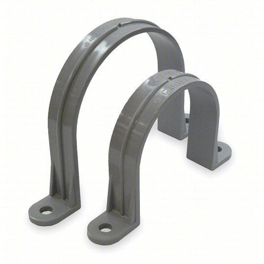 Cantex 5133737 Conduit & Pipe Strap Clamp, Two-Hole 3/4 in Trade Size, PVC, PVC Schedule 40 and 80 PK5