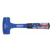 Vaughan RHD3 Steel Drilling Hammer, 3 lb Head Wt, 1 3/8 in Dia, 11 in Overall Lg, Hexagon Shape