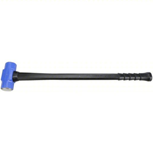 Nupla 6894285 Soft-Face Sledge Hammer Steel, Fiberglass Handle, 10 lb Head Wt, 2 5/8 in Dia, 32 in Overall Lg