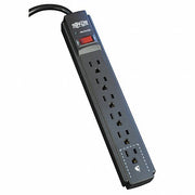 Tripp Lite TLP606B Surge Protector Strip, 6 Outlet, Black