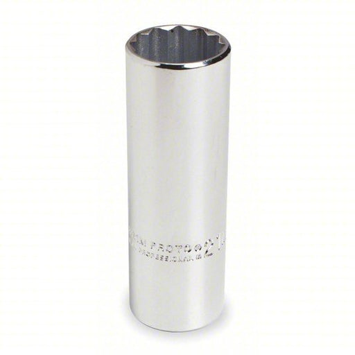 Proto J5317M Socket 1/2 in Drive Size, 17 mm Socket Size, 12-Point, Deep, Chrome
