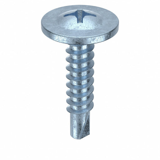 Approved Vendor U29580.016.0075 Self-Drilling Screw, #8 Size, 3/4 in Lg, Steel, Zinc-Plated, K-Lath, Phillips, 200 PK
