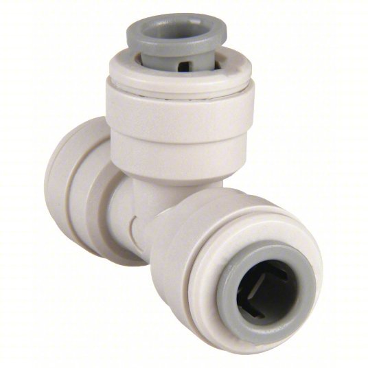 John Guest PI-0212-S Union Tee Acetal, Push-to-Connect x Push-to-Connect x Push-to-Connect, Gray, Imperial, 10 PK