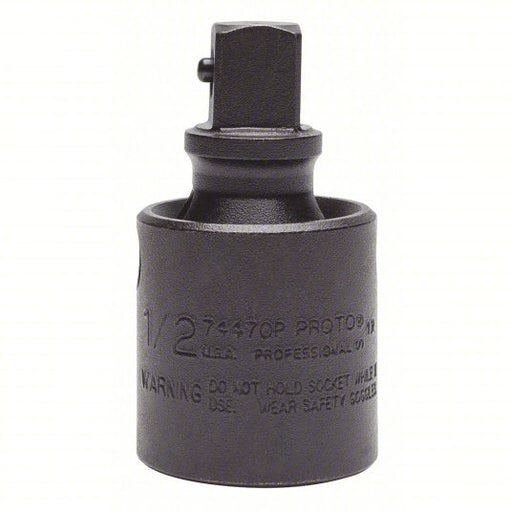 Proto J74470P Impact Universal Joint Black Oxide, 1/2 in Output Drive Size, Square, 2 5/8 in Overall Lg