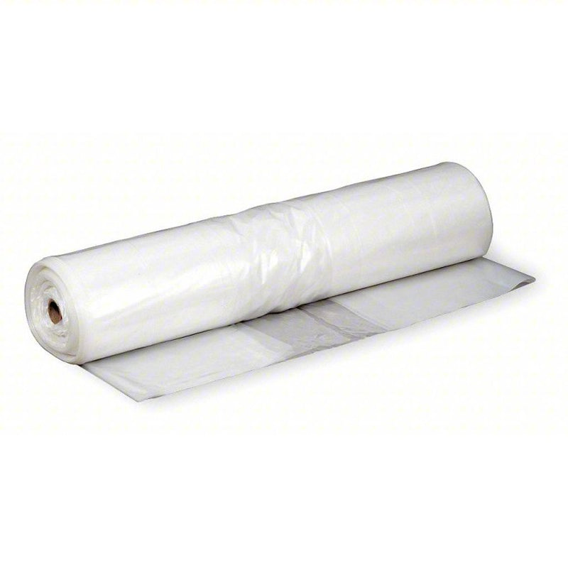 Polar Plastics C206 Construction Film Heavy Duty, 6 mil Thick, 20 ft Wd, 100 ft Lg, Clear, Polyethylene