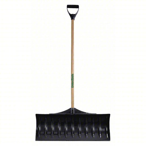 Union Tools 1628600GR 30"W Poly Snow Shovel with 42" Wood Handle