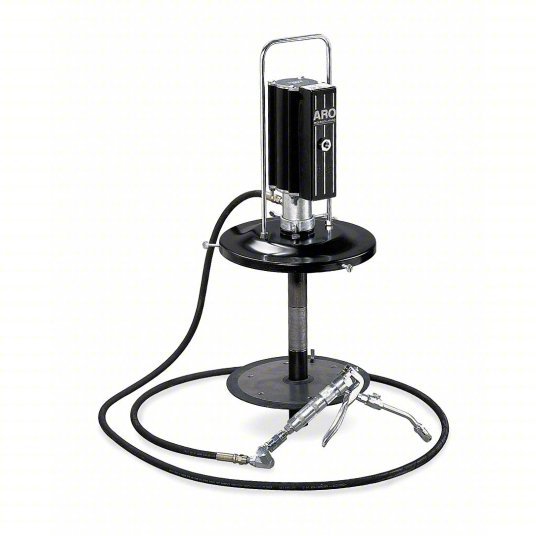 ARO LP3001-1 Grease Pump with Gun For Grease Lubricants Media Type, Air, 50:1, 1.2 gpm Max Flow Rate