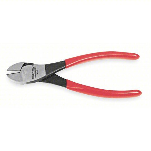 Proto J210G Diagonal Cutting Plier Semiflush, Straight, Oval, 3/4 in Jaw Lg, 1 1/4 in Jaw Wd, Std Cushion Grip