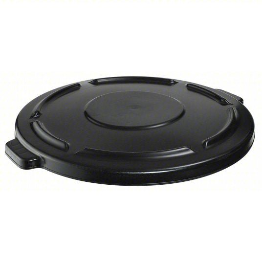 Rubbermaid FG264560BLA Trash Can Top BRUTE(R), Round, Flat, For 44 gal Cntnr Cap, Plastic